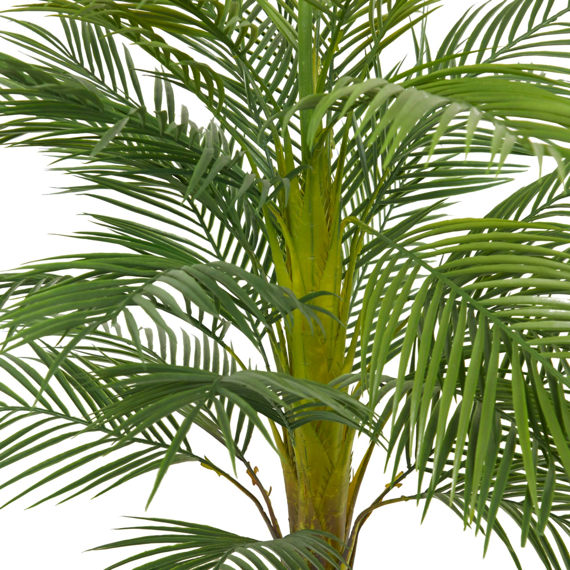 43" Green PVC Contemporary Potted Artificial Tree